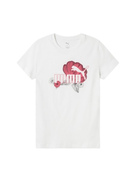 Ess+ Floreal Big Logo Graphic Tee