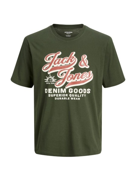 Jjelogo Tee Ss Oneck 2 Col Aw25 Noos Pls