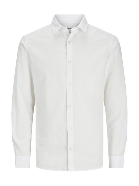Jjebreeze Linen Blend Shirt Ls Sn Pls
